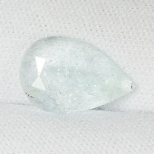 1.73Cts Best Luster & Good Light Blue Color Natural Paraiba Tourmaline Pear..!! - Picture 1 of 2