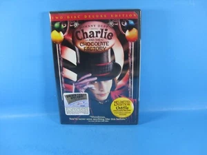 Charlie and the Chocolate Factory (DVD, 2005, 2-Disc Set, Widescreen Deluxe New - Picture 1 of 4