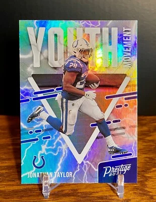 JONATHAN TAYLOR Indianapolis Colts Unv Wisconsin 2021 YOUTH MOVEMENT card YM-4 - Image 1 of 2