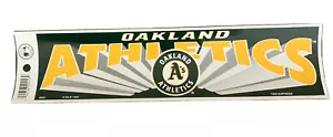 Bumper Strip Sticker 3”*12” Oakland Athletics - Picture 1 of 1