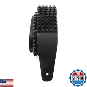 Perri's Leathers Ltd. - Studded Leather Guitar Strap - Adjustable Guitar Stra - Picture 1 of 5