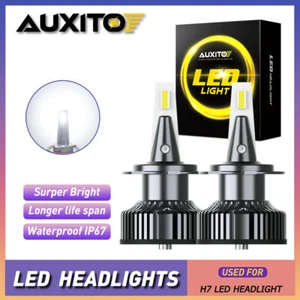 40000LM Cold White 2Pcs AUXITO Y13 H7 LED Headlights High Beam CANBUS Error Free - Picture 1 of 21