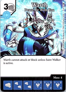 DC Dice Masters War Of Light Card & Dice #72 Warth Peace Be With You - Picture 1 of 1