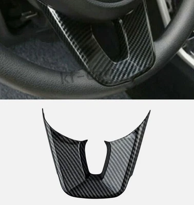 Cubierta de marco de volante de coche de fibra de carbono ABS para Kia Optima K5 2016-2020 Foto 1 de 4