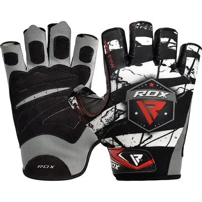 Guantes de Levantamiento de Pesas RDX, Agarre Antideslizante Transpirable para Gimnasio y Entrenamiento Entrenamiento Foto 1 de 2