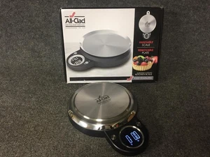 All-Clad 22 lb/10 KG Capacity Stainless Steel Hangable Kitchen Scale KS22 - Picture 1 of 3