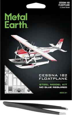 Cessna 182 Floatplane 3D Metal Model Kit Bundle with T - Image 1 of 4