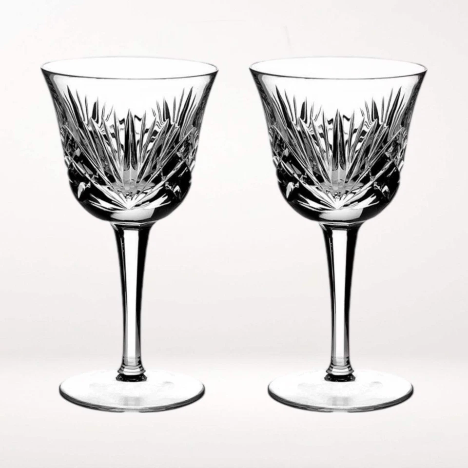 Copas de vino Gorham Crystal Cherrywood Clear Claret | Juego de 2 | Descatalogadas Foto 1 de 3