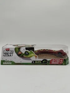 Robo Alive ZURU Realistisches Schlangenspielzeug mit Bewegung Leuchten Mund Zunge Aktion 🔥 - Bild 1 von 8