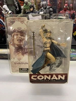Svadun Female Warrior Action Figure Conan Series 1 McFarlane Toys 2004 New - Image 1 of 4