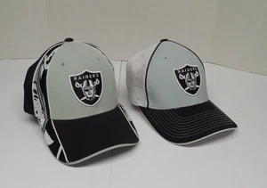 Vintage 2 Stück Los Angeles Raiders NFL Oakland Mütze Cap Reebok - Bild 1 von 8