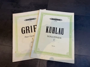 Kuhlau: Sonatinas for Piano Vol. 1 & GRIEG Peer Gynt Piano Sheet music - Bild 1 von 4