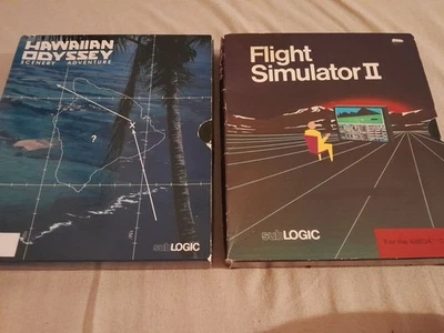 FLIGHT SIMULATOR II + SCENERY DISK HAWAIIAN ODYSSEE (SUBLOGIC) (AMIGA) - Bild 1 von 3