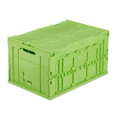 Transportbox Faltbox Klappbox Aufbewahrungsbox stapelbar 60 l Aufbewahrungskiste - Bild 1 von 4