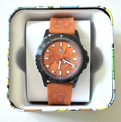 Fossil x Pokémon Center Charmander Evolutions Stainless Steel Watch New - Image 1 of 4