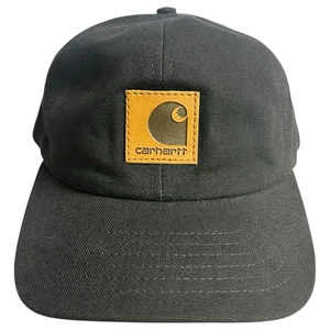 Gorra Carhartt A17BLK Vintage Hecha en EE. UU. Negra Snapback Logo 100% Algodón Años 90 - Imagen 1 de 9