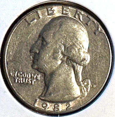 1982 D Washington Quarter - Image 1 of 4