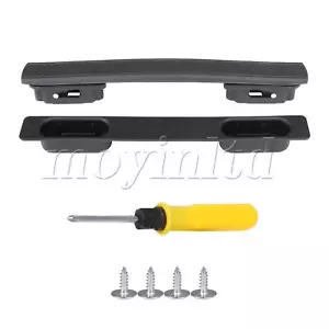 Maleta con correa flexible mango de equipaje negro con tornillo 8,46 pulgadas - Imagen 1 de 6