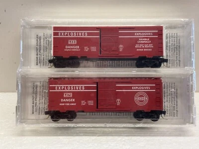 N Scale Micro Trains MTL Special Run 98-91  6464 Series Exploding Box Car 2-Pack - Image 1 of 3