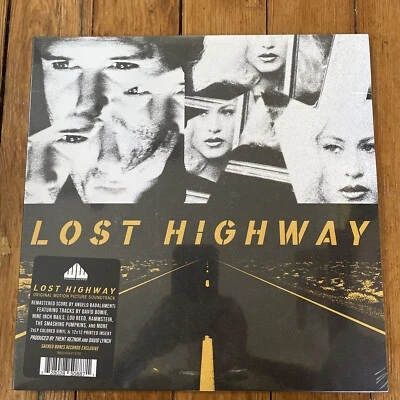 Lost Highway Soundtrack OOS Ltd Ed Yellow Black Splatter Nine Inch Nails 2LP NEW - Image 1 of 3