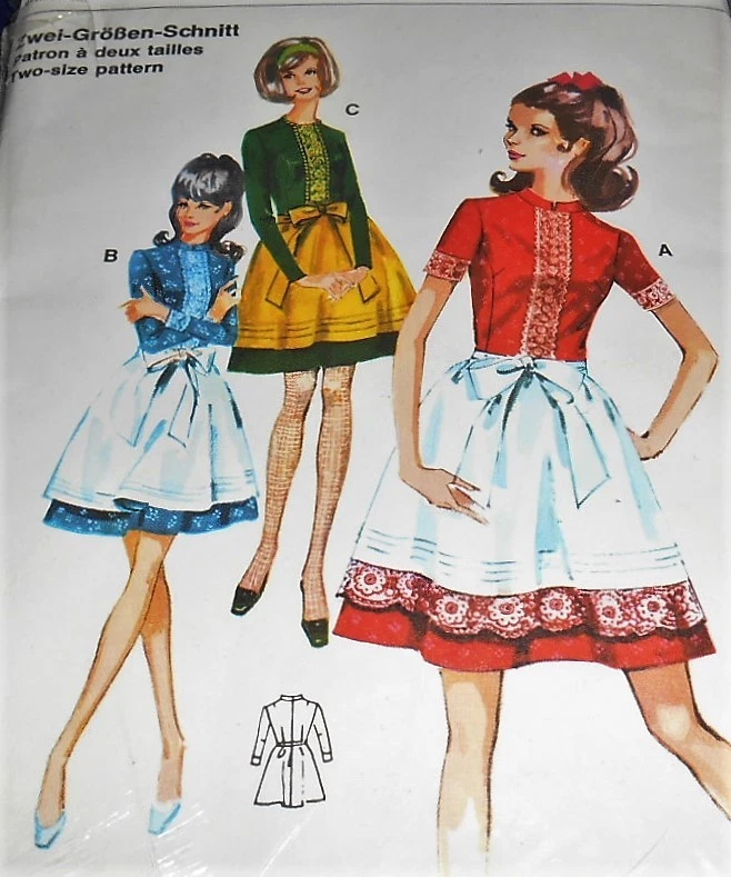 NEW Vtg BURDA #9017 Size 38/40 + 42-Dress - Image 1 of 1