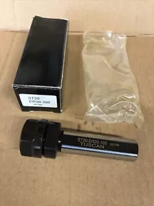 ST20-ER20-100 Tuscan ER20 Collet Chuck, 20mm Dia. Shank x 100mm Long Tooling - Picture 1 of 4