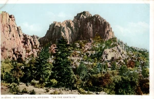 Mountain Vista, Arizona "On The Sante Fe"  Fred Harvey Phostint Postcard - Picture 1 of 2