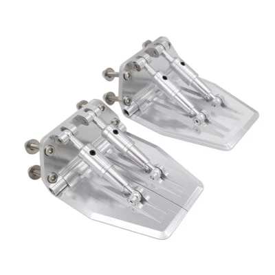 RC Boat Trim Flaps 68mm*57mm Simulate Trim Tabs f RC Speed Racing Boats Oral Vee - Image 1 of 4