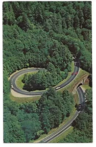 THE LOOP OVER Great Smoky Mountains National Park TN Postcard Tennessee 1969 - Picture 1 of 2