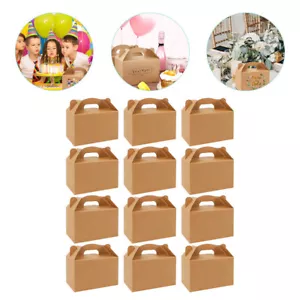 12 Pcs Gift Box Candy Boxes for Party with Handles Christmas Bridesmaid Baby - Picture 1 of 10
