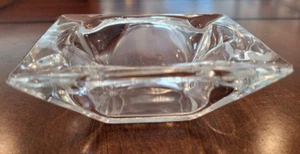 Square Glass Ashtray/Trinket Holder;3.5Lx3.5"Wx1.25"H;Smoking Accessory Ash Tray - Picture 1 of 21