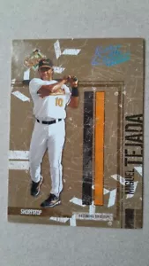 Miguel Tejada Orioles 2004 Donruss Leather and Lumber Rare 1/1 - Picture 1 of 3