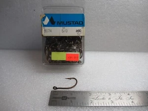 MUSTAD 9174 LIVE BAIT HOOK BRONZE SIZE 5/0 95 PCS - Picture 1 of 4