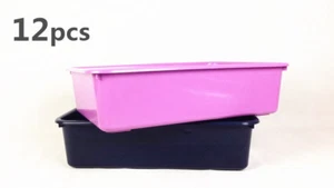 12x 12ltr Mighty Indoor Portable Pet Litter Tray Cat Toilet Sandbox Pan #5207 - Picture 1 of 2