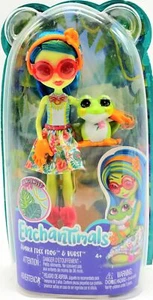 Enchantimals Tamika Tree Frog Puppe mit Froschfreund für Kinder 4+ NEU & OVP - Bild 1 von 3