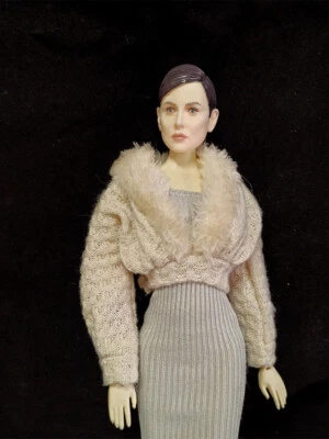 Cabeza esculpida de niña de belleza Emma Hermione 1:6 para cuerpo de figura de acción femenina de 12"" Foto 1 de 4