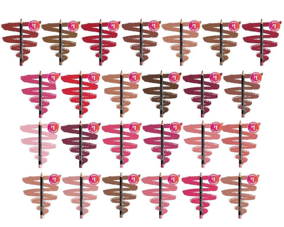 NYX Slim Lip Liner Pencil - Natural-looking long-wear - Select Shade - Image 1 of 1