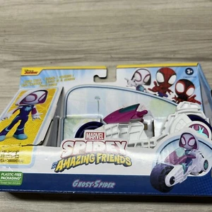 Marvel Spidey and His Amazing Friends Ghost Spider ONLY Toy Motorcycle NO FIGURE - Picture 1 of 3