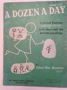 A Dozen A Day Technical Exercises for the Piano Book One 1950 - Picture 1 of 2