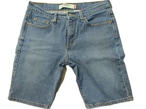 Vtg Levi’s 515 reg 9 1/2” Mid Rise Jean 8 x 10" Shorts 32” Waist Blue wash - Picture 1 of 4