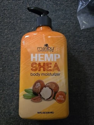 Malibu Hemp Shea Body Moisturizer, 18 fl oz Lotion W/ Shea-Butter - Image 1 of 2