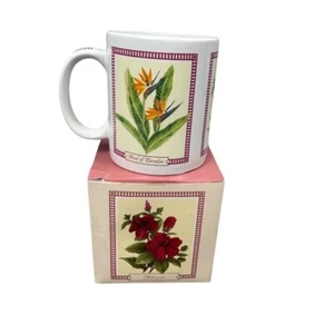 Vintage Hilo Hattie Hawaii Kaffeebecher Tropical Flowers Design Multicolor - Bild 1 von 13