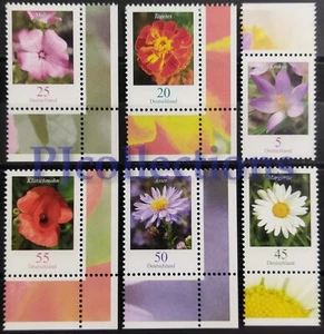 N1435-GERMANIA - GERMANY 2005 FIORI - FLOWERS SET 6 STAMPS MNH - Imagen 1 de 1