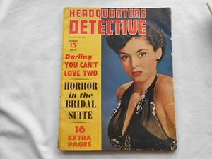HEADQUARTERS DETECTIVE Magazine-DECEMBER,1952 - Picture 1 of 2