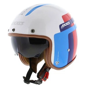 Casco Axxis Hornet SV Estilo Antiguo A7 Brillo Azul Perla - Imagen 1 de 9