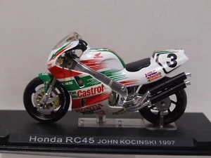 IXO 1997 John Kocinski Honda RC45 1:24 Scale Motorbike - Imagen 1 de 3