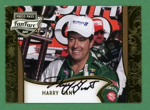 Harry Gant ex piloto de NASCAR Inter. Tarjeta firmada HOF, 50 Greatest E23534 - Imagen 1 de 1