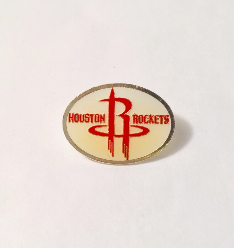 NBA Basketball Houston Rockets Throwback Enamel Logo Pin 2003-2019 - NEW - Image 1 of 1
