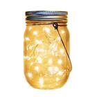 LED Solar Fairy Jar Light Party Wedding Garden Decor (Warm Light 1m)