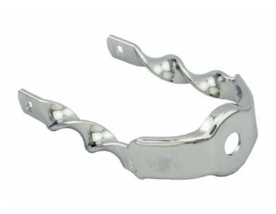 UNIQUE VINTAGE LOWRIDER SPRING FORK TWISTED EXTENDED CROWN IN CHROME.